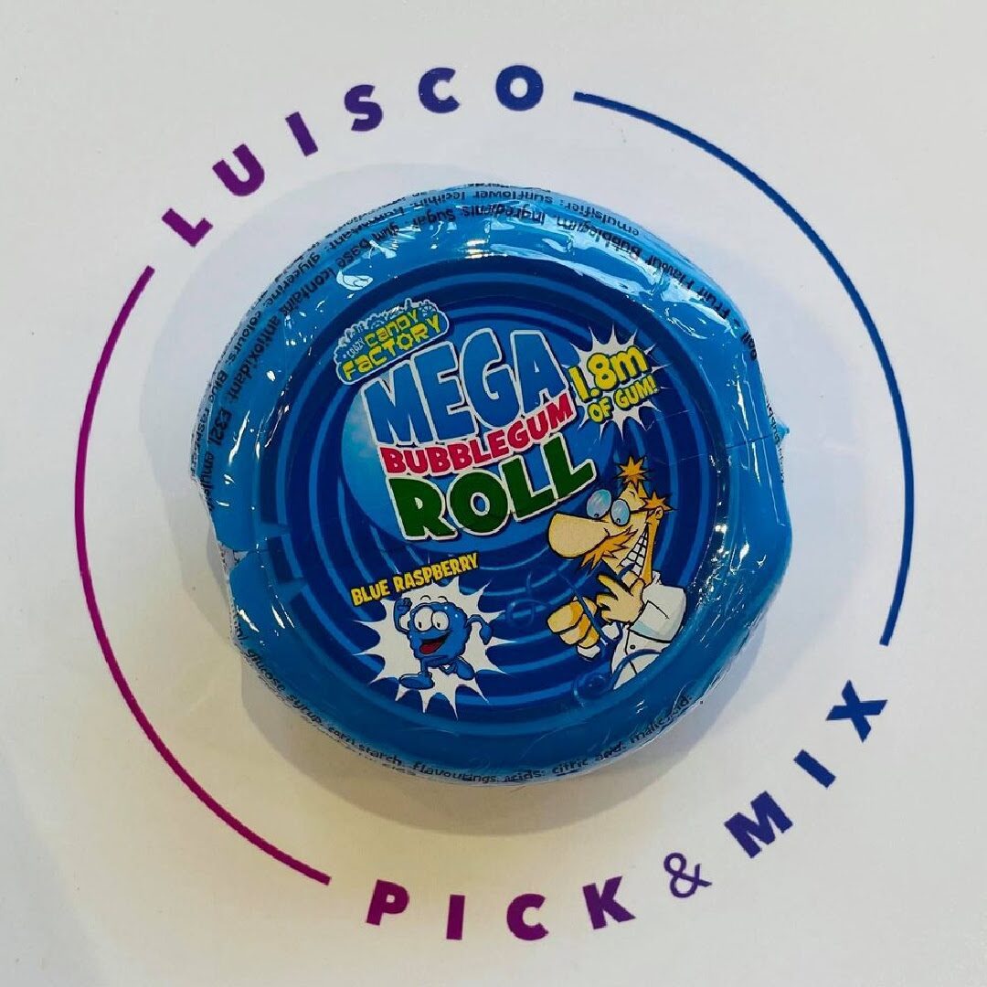 Mega Bubblegum Roll - Blue Raspberry