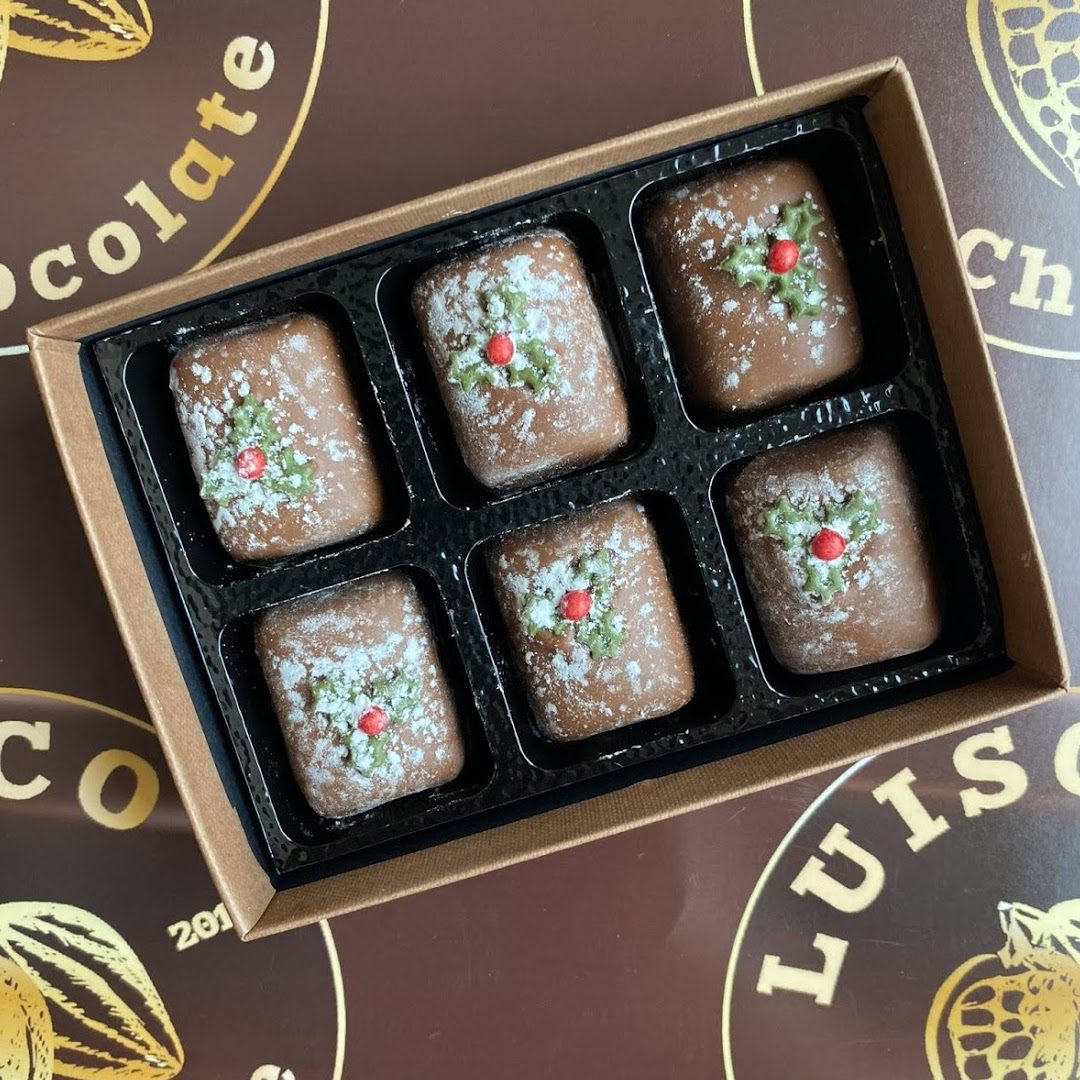 Milk Chocolate Yule Log Truffle Gift Box