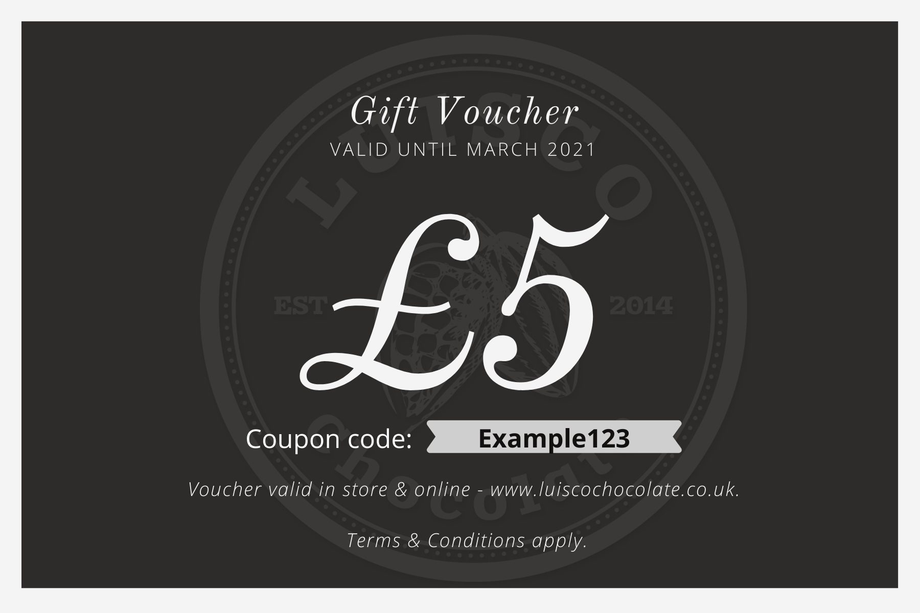 £5 Gift Voucher
