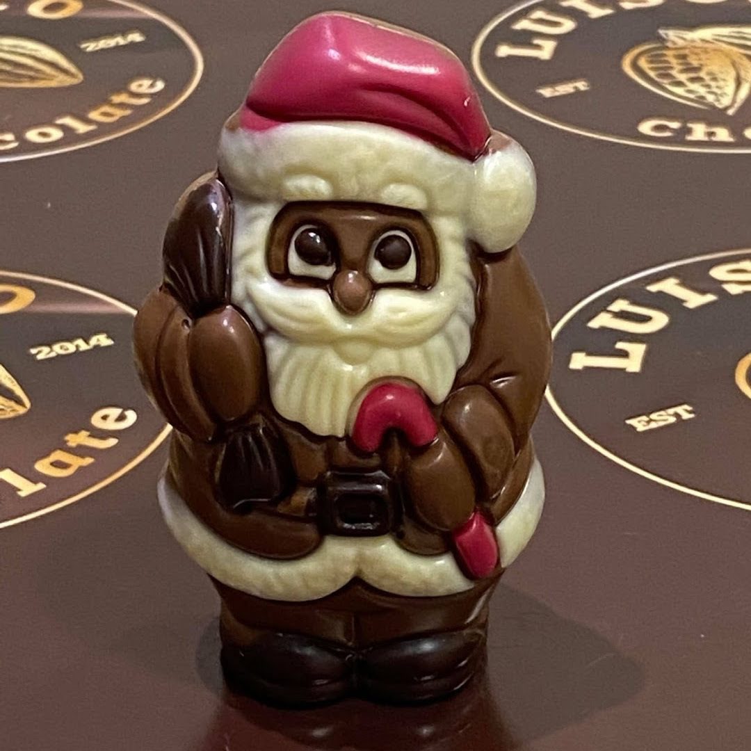 Chocolate Santa figure