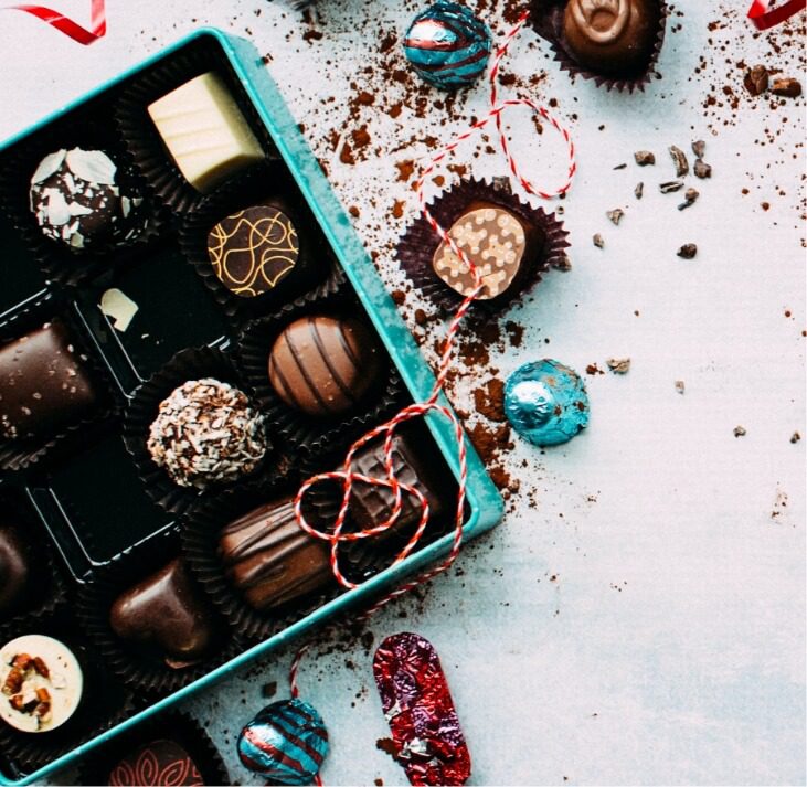 A box of chocolates